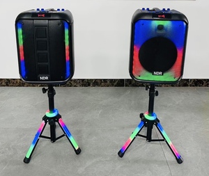 Barre de son portable NDR-102A/B de 12 pouces, haut-parleurs HiFi DJ, haut-parleurs originaux pour karaoké avec micro et <span class=keywords><strong>Bluetooth</strong></span> - Product Image 6