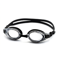 Lunettes de natation AF-5901 écologiques, légères, anti-buée, protection UV, sangle en silicone à ajustement rapide pour l'entraînement des adultes