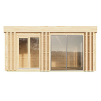 Maison en bois préfabriquée moderne extensible en conteneur, fabriquée en Chine
