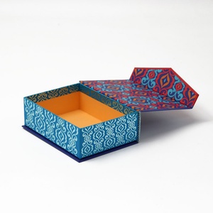 Custom Design <b>Biodegradable</b> Luxury Colorful Magnetic Book-shaped Cardboard Square Box Jewelry Artwork Gift <b>Paper</b> Container - Product Image 4