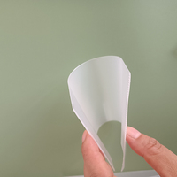 Portefeuille en plastique transparent givré personnalisé Y&G A6 avec séparateur de billets, 6 onglets, lot de rangement d'argent, enveloppe à billets à onglets sans trou
