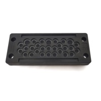 Plaque d'entrée de câble multi-prises détachable, sans halogène, étanche IP65, UL94 V0, pour armoire électrique