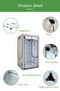 High Quality White Easy Setup Estufa Grown Indoor Other <strong>Greenhouses</strong> Grow Tent <strong>4x6</strong> - Product Image 3