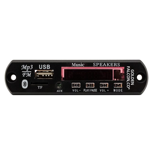 Power Amplifier Car Mp3 Decoder Board BT5.0 Board Audio MP3 Player with FM Radio USB TF