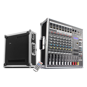 Console de mixage professionnelle alimentée MIC-GH980 8 canaux 600W*2, appareils audio adaptés à diverses scènes musicales, scène, DJ - Product Image 5