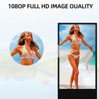 Pantalla LED Vertical de Alta Definición de 75 Pulgadas para Interiores, Máquina de Publicidad 4K Ultra HD con Pantalla Táctil LCD y Publicación Remota