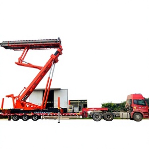 Plateforme de travail aérienne hydraulique montée sur véhicule 20m double alimentation électrique diesel pour travaux de toiture en haute altitude - Product Image 1