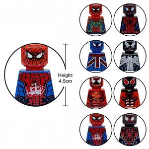 Figuras Mini Personalizables al por Mayor, Figuras de Juguete, Estatuas de Superhéroes, Serie <span class=keywords><strong>Spiderman</strong></span>, Figuras de Bloques de Construcción Móviles, Juguete para Niños - Product Image 2