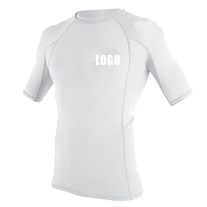 Logo personalizzato Rash Guard uomo sublimazione stampato Spandex Rash Guard palestra surf <span class=keywords><strong>Diving</strong></span> Rashguard camicie a compressione - Product Image 6