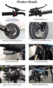 Moto tout-terrain <span class=keywords><strong>125cc</strong></span> 4 temps à vendre - Product Image 5