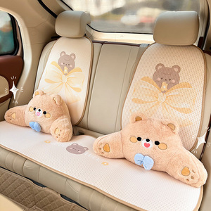 Coussin de siège de voiture rectangulaire respirant en nid d'abeille, décoratif, toutes saisons, pièce unique - Product Image 4
