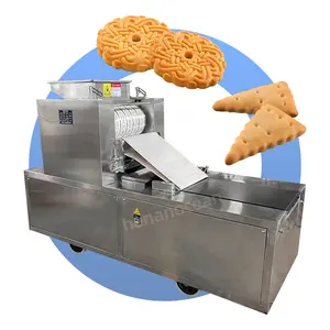 Okyanus tuzlu bisküvi makinesi makinesi otomatik ceviz kurabiye kalıbı makinesi küçük makine fabrikasyon bisküvi