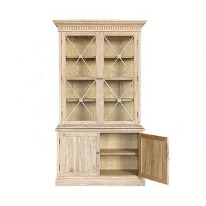 צרפתי מזוגג מוצק אלון עץ מטבח ארון לול מוצק עץ W5810 - Product Image 2