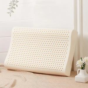 Bantal lateks Hotel Dunlop kualitas tinggi bentuk persegi dengan penopang leher memberikan tidur yang baik - Product Image 1