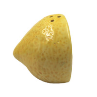 Ensemble Adorable de salière et de poivre en forme de citron jaune, pot à sel et poivre en céramique
