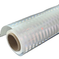 Feuille réfléchissante prismatique EGP haute visibilité Verywell, blanche, pour signalisation routière de camions, en PVC, haute adhérence, déchirable, imprimable, photo