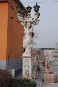 Antique personnalisé de haute qualité <span class=keywords><strong>en</strong></span> marbre blanc naturel grandeur nature <span class=keywords><strong>Ange</strong></span> <span class=keywords><strong>gardien</strong></span> Sculpture <span class=keywords><strong>pour</strong></span> grand <span class=keywords><strong>jardin</strong></span> extérieur <span class=keywords><strong>Statue</strong></span> commémorative - Product Image 6