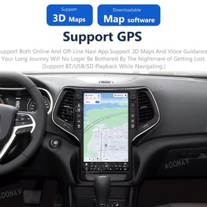 256GB 13.6 Inch Car Radio for Jeep Cherokee 2014-2022 Android Stereo Multimedia GPS Navigation Player Wireless Vertical Screen - Product Image 5