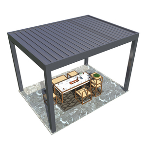 Pavillon en aluminium, ombrage automatique extérieur, jardin de cour - Product Image 1
