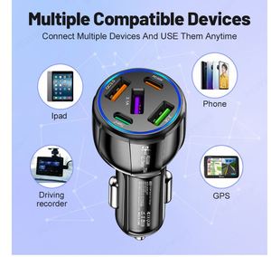 75W USB Car Chargers Type C Car Charger Fast <b>Charging</b> PD QC3.0 Phone Car <b>Adapter</b> for iphone - Product Image 4