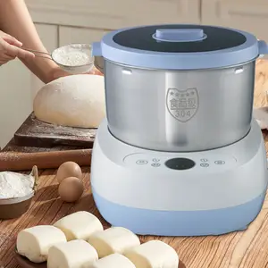 Mini massa de pão para fazer massa, máquina elétrica de 5kg para preparar massa de pão e pizza