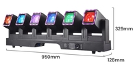 Shenzhen mise au point et tête mobile lumière matrice mille main scène écran d'affichage lumière activée DMX contrôlée mer