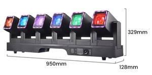 Matriz de luz de enfoque y cabezal móvil de Shenzhen, pantalla de visualización de escenario de mil manos, luz activada por DMX controlada por Wed - Product Image 6