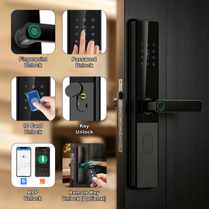 Home High Security Intelligent Digital Tuya Wifi Electronic Fingerprint Smart Door <b>Lock</b> With App Biometric Authentication Sec - Product Image 2