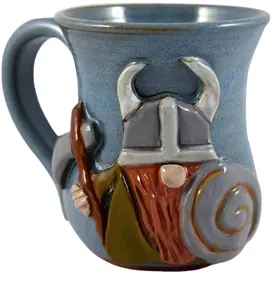 Mug kopi keramik Solider kecil dicat tangan, cangkir mug susu Dolomite 3D kustom dengan bentuk & ukuran & hadiah warna & Kerajinan