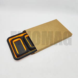 Plateau à outils magnétique en silicone <span class=keywords><strong>isolant</strong></span> pour bol pliant de mécanicien et base magnétique pour boulons vis écrous joints - Product Image 2