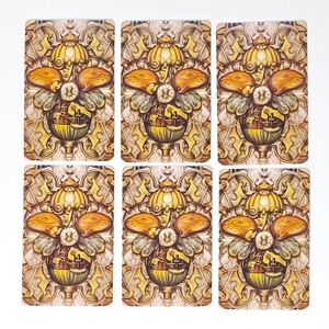 Set de Regalo de Cartas Espirituales, Cartas de Oráculo Personalizadas con Caja Magnética y Guía, Tacto de Terciopelo, Bordes Dorados, Estilo Steampunk <span class=keywords><strong>Lenormand</strong></span> - Product Image 3