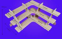 ODM OEM petit présentoir d'angle à 3 niveaux pour la vente au détail pour les foires artisanales étals de marché compteurs-étagère de supports de stockage