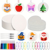 Kit de peinture texturée en mousse magique, kit de peinture texturée artistique comprenant du papier texturé en mousse, des marqueurs, kit de peinture à effet 3D