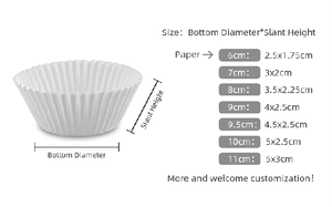 Bonne qualité gâteau Base personnalisé imprimé <span class=keywords><strong>Cupcake</strong></span> Liner antiadhésif Muffin Dessert plateau tasse gâteau emballage pour la cuisson - Product Image 2