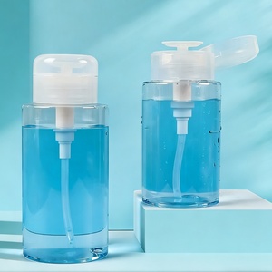 Bouteille Pompe à Pression en Plastique PET 100ml 120ml 200ml 300ml pour Démaquillant, Huile et Eau – En Stock - Product Image 1