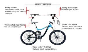<span class=keywords><strong>Support</strong></span> de <span class=keywords><strong>plafond</strong></span> pour vélo, <span class=keywords><strong>support</strong></span> de levage, <span class=keywords><strong>support</strong></span> de rangement pour vélo, porte-vélo pour <span class=keywords><strong>garage</strong></span> - Product Image 6