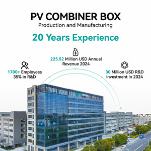 VEICHI Supply 1000V 18 Ways in and 1 Out Solar Metal IP65 IP66 Metal Shell Waterproof <strong>Combiner</strong> Box for Rooftop Installations - Product Image 6