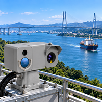 Caméra thermique PTZ de sécurité pour la surveillance maritime et la surveillance des rives