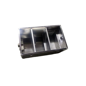 ZHONGJI Mini separatore liquido sotto lavello trappola <span class=keywords><strong>di</strong></span> grasso per <span class=keywords><strong>cucina</strong></span> commerciale olio <span class=keywords><strong>di</strong></span> acciaio e acqua separatore olio olio olio olio - Product Image 4