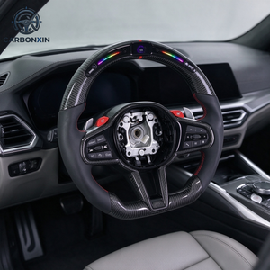 Volante Deportivo Personalizado de Fibra de Carbono con LED, 3 Brazos, 40 mm, para CS M3-M6 X3-X8 G01-G37 G80-G82, Sin Airbag - Product Image 2