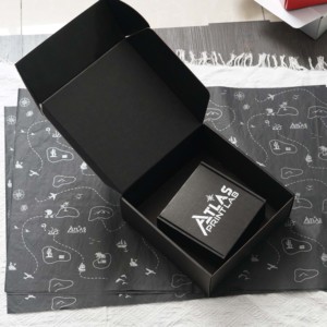 Boîtes d'expédition noires personnalisées avec logo de marque imprimé pour accessoires vestimentaires, emballages postaux en carton – Fournisseur d'usine - Product Image 6