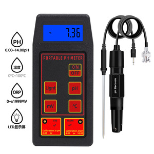 Medidor de pH Portátil, Multisonda de pH, ORP y Temperatura, Medidor de pH Digital Impermeable con Batería para Pruebas de Calidad del Agua - Product Image 5
