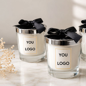 Bougies parfumées de marque tendance, bougies parfumées avec logo personnalisé pour la décoration de bureau - Product Image 2