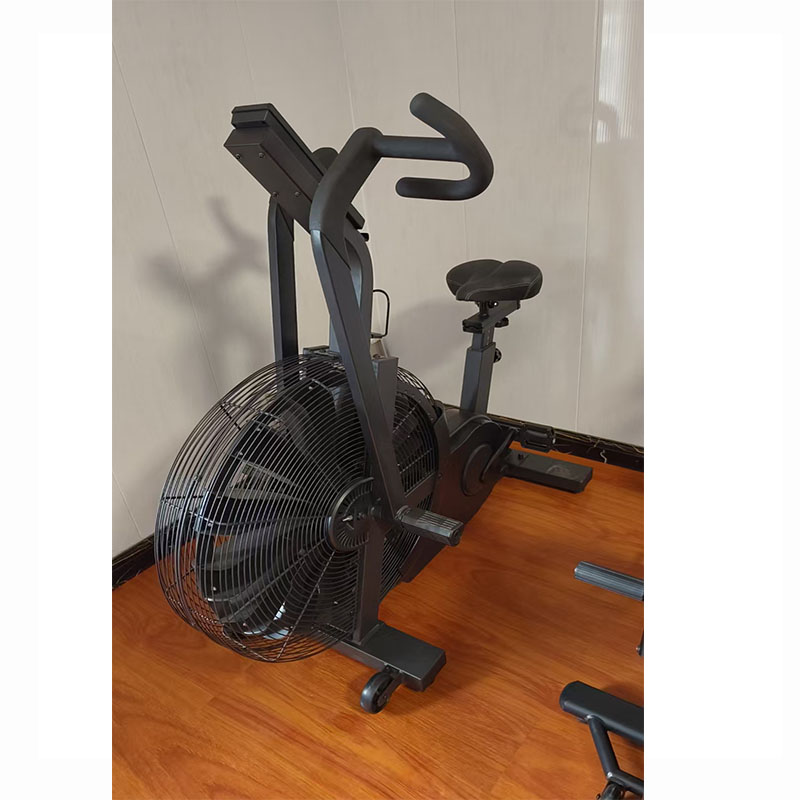 REAP Factory Gym Fitness Magnetic Bicycle Home Gym Cardio Training Black Exercise Air Bike for Indoor
