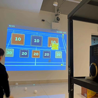 Projecteur interactif mobile tout-en-un Ultra-HD 4K pour sol/mur, une solution de projection murale interactive intégrée pour les enfants