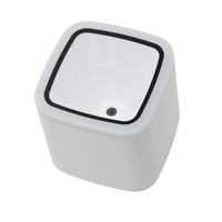 Mini-scanner de codes-barres blanc filaire USB Plug and Play, lecteur de codes QR mains libres pour caisse enregistreuse de restaurant et magasin