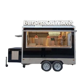 Ytuo di động thực phẩm Trailer đầy đủ trang bị sử dụng thức ăn đường phố giỏ nấu ăn Trailer kiosk để bán