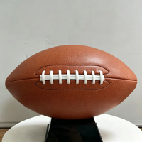 Ballon de football américain en PU épaissi, cousu à la machine, modèle 001, taille 9, fabriqué en Chine pour le jeu et l'entraînement