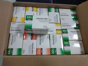 <span class=keywords><strong>Prix</strong></span> d'usine 100 pièces/boîte 18G 23G 25G 27G 29G 30G 31G 32G 34G Aiguilles ultra-fines pour les yeux, outils pour les paupières, aiguilles sans douleur - Product Image 6