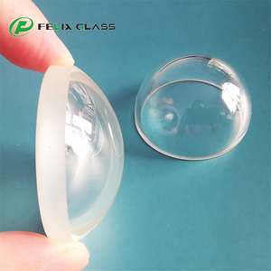 Verre de protection FELIX en quartz/borosilicate, forme hémisphérique, lentille en verre en forme de dôme - Product Image 6